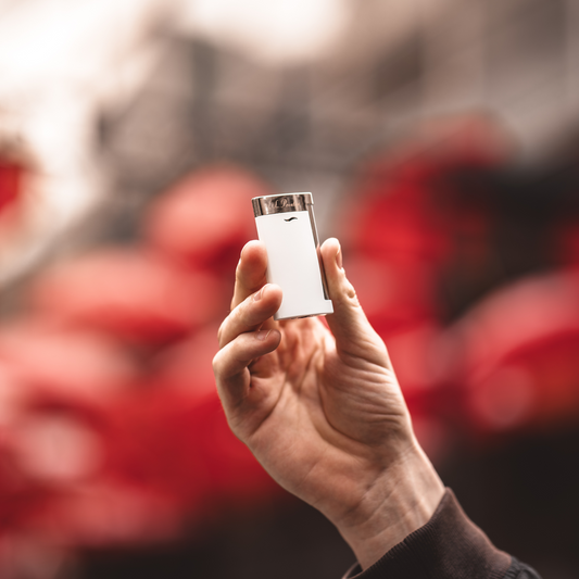 Slim Prestige upaljač - Brener (Beli)