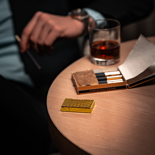 Prestige upaljač - Luxury Tiles (Zlatni)