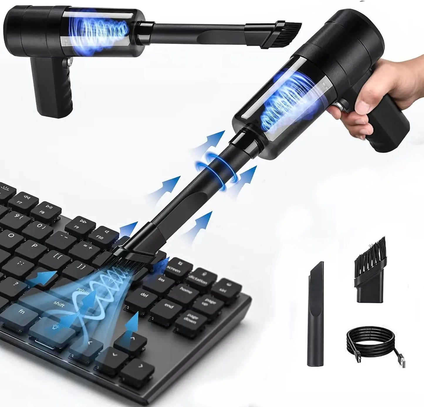 3-u-1 bežični mini usisavač